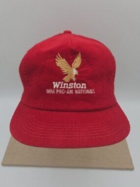 Vintage Winston IHRA Pro‑Am Nationals Hat K‑Brand USA Corduroy